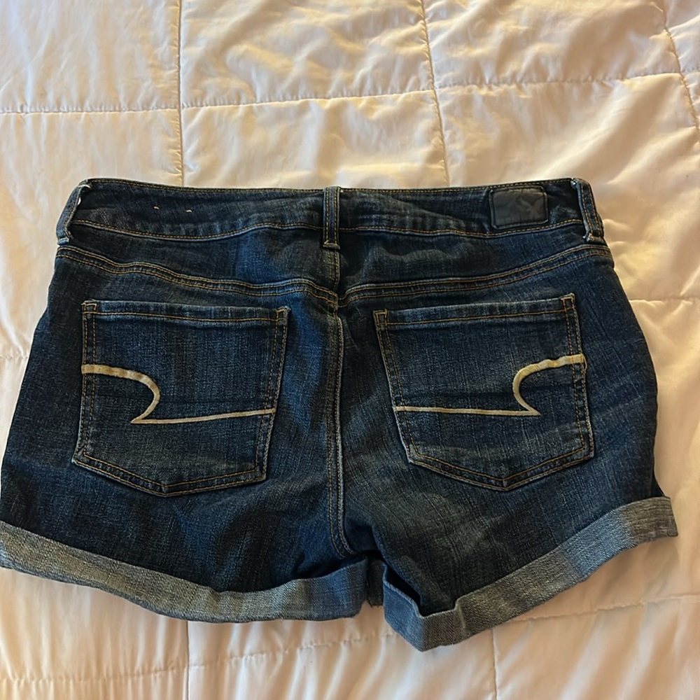 Super Stretch Midi Jean Shorts - Picture 4 of 6